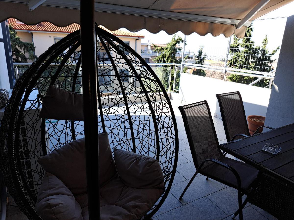 Όμορφο Διαμέρισμα- Σοφίτα Με Υπέροχη Θεα Thessalonique Extérieur photo