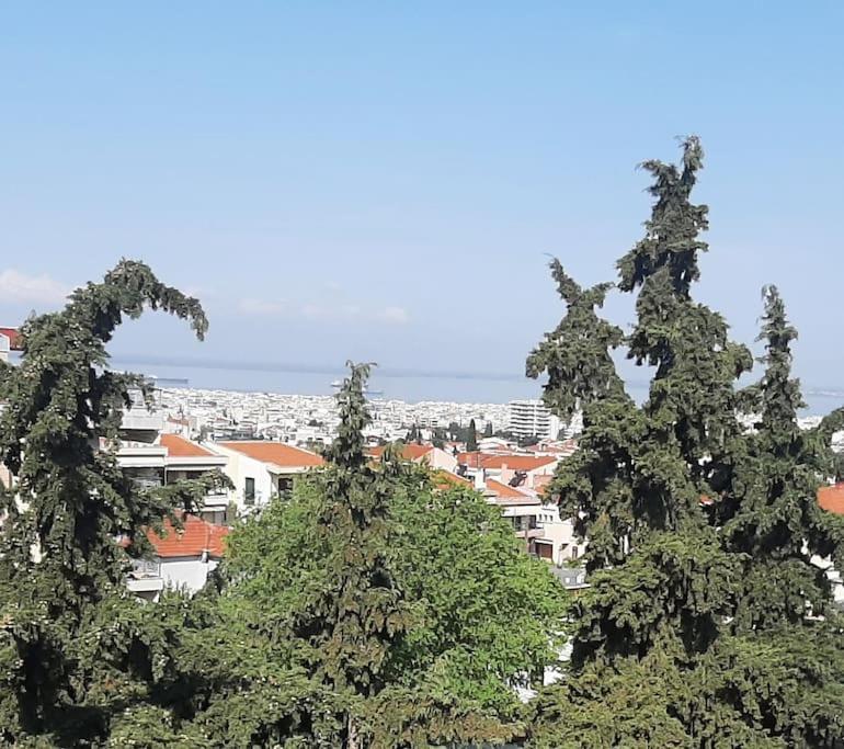 Όμορφο Διαμέρισμα- Σοφίτα Με Υπέροχη Θεα Thessalonique Extérieur photo