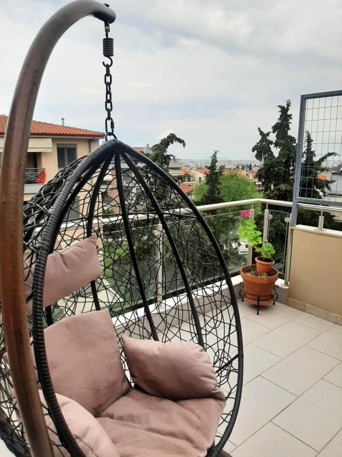 Όμορφο Διαμέρισμα- Σοφίτα Με Υπέροχη Θεα Thessalonique Extérieur photo